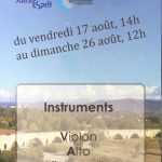 Stage Musique Ensemble 2018 - Pont Saint Esprit