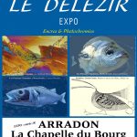 Christian Le Délézir - Exposition \"Les Poissons Chantants\" - Encres & Exochromies + Récital de flûte traversière alto le Mercredi 28.