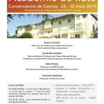 Académie d'été de Cannes 2019