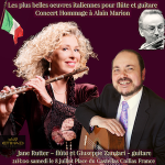Concert Hommage à Alain Marion |Les plus belles oeuvres Italiennes pour flûte et guitar  JANE RUTTER – FLUTE GIUSEPPE ZANGARI – GUITAR