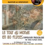 Exposition musicalisée "Le Tour du Monde en 80 Flûtes"